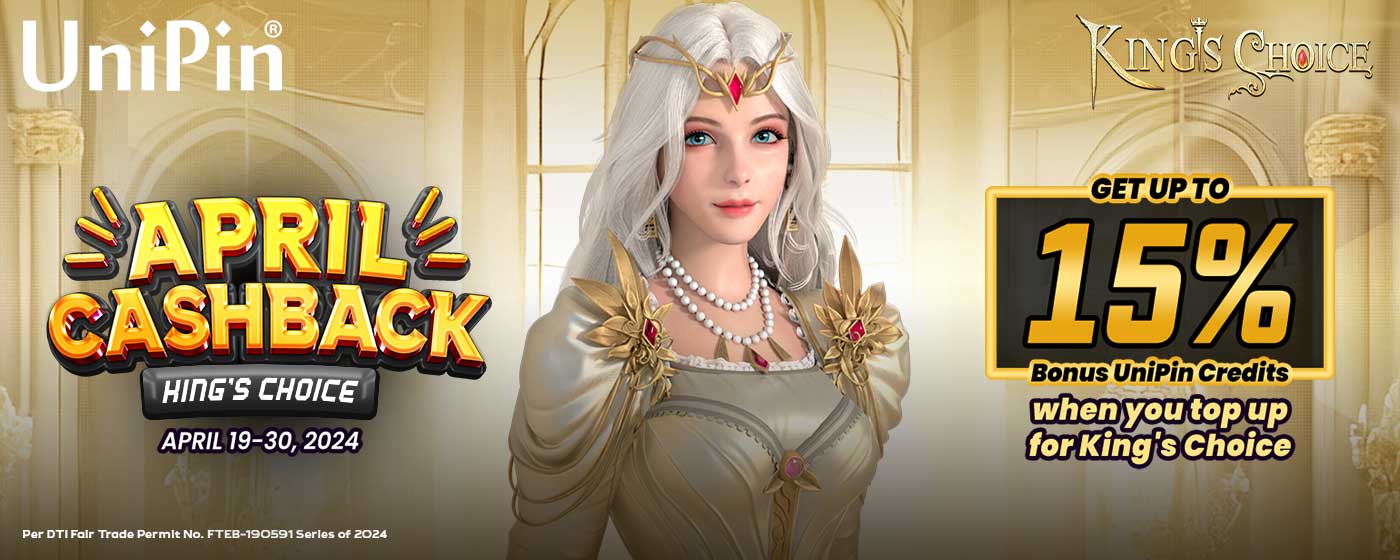 April Cashback: King's Choice (PH)